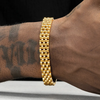 18K Polished Gold-Tone Steel Bracelet