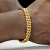 18K Polished Gold-Tone Steel Bracelet
