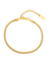 Slim 24K Gold Snake Chain Bracelet