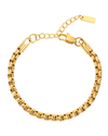 Slim 24K Gold Snake Chain Bracelet