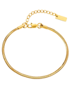 Slim 24K Gold Snake Chain Bracelet