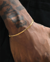 Slim 24K Gold Snake Chain Bracelet