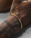 Slim 24K Gold Snake Chain Bracelet