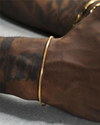 Slim 24K Gold Snake Chain Bracelet