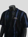Embroidered Distressed Tie-Dye Short Sleeve T-Shirt