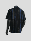 Embroidered Distressed Tie-Dye Short Sleeve T-Shirt