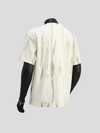 Embroidered Distressed Tie-Dye Short Sleeve T-Shirt