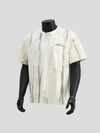 Embroidered Distressed Tie-Dye Short Sleeve T-Shirt