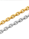 18K Gold Plated O-Link Chain Bracelet