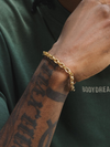 18K Gold Plated O-Link Chain Bracelet